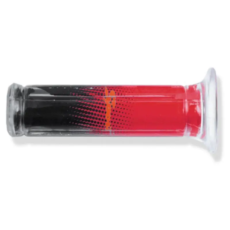 Più Venduto Paio manopole Dynagrip trasparente-rosso V PARTS