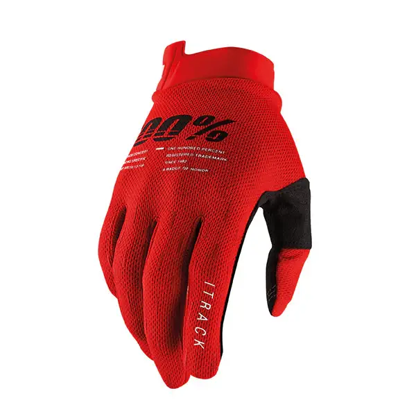 GUANTI 100% ITRACK RED (XL) Compra Oggi Stesso