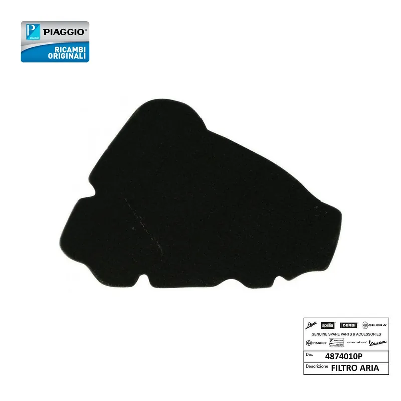 4874010P – FILTRO ARIA ORIGINALE PIAGGIO VESPA ET4 SKIPPER Offerta Speciale