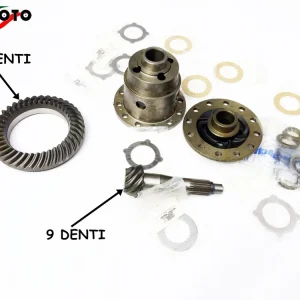 KIT MODIFICA COPPIA CONICA POSTERIORE RIDOTTA 8/39 DENTI PER PIAGGIO PORTER MAXXI Economico