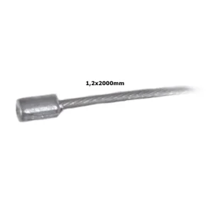 CAVO GAS 1,2X2000MM TERMINALE PICCOLO DIAM. 3MM LUNGH. 5MM Offerta Lampo