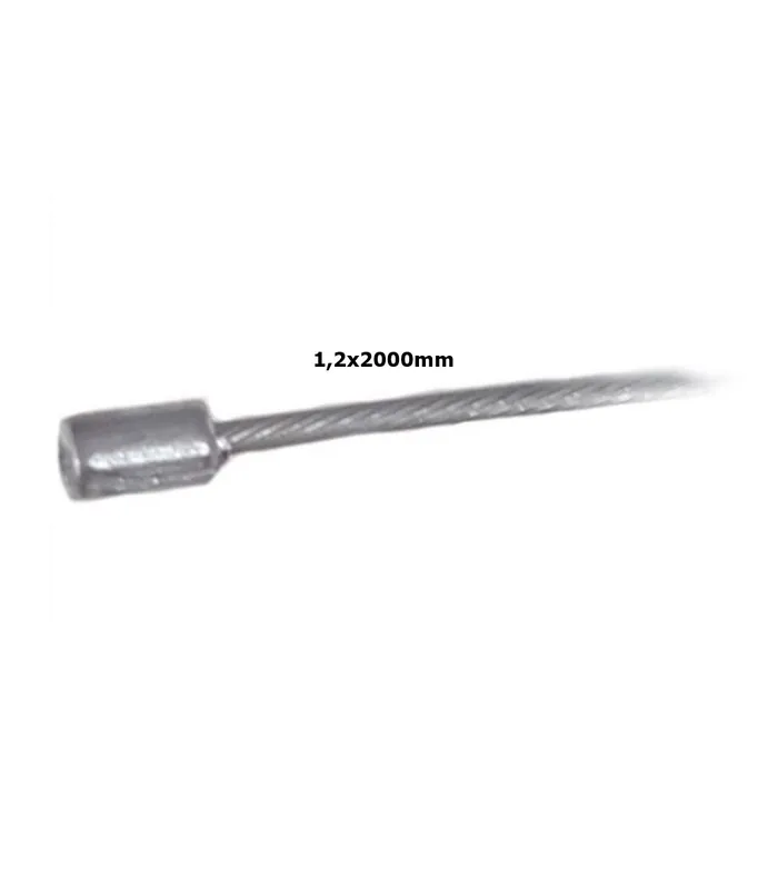 CAVO GAS 1,2X2000MM TERMINALE PICCOLO DIAM. 3MM LUNGH. 5MM Offerta Lampo