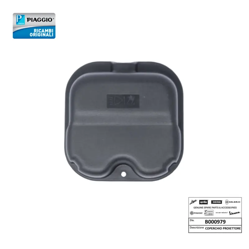 B000979 – COPERCHIO FORO ISPEZIONE PROIETTORE ORIGINALE PIAGGIO PORTER QUARGO Offerta Limitata