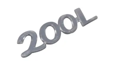 620528 TARGHETTA “200 L” BAULETTO PORTAOGGETTI ORIGINALE PIAGGIO VESPA GT/​GT L 200CCM Esclusivo