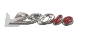 624713 TARGHETTA ADESIVA “250IE” PIAGGIO BEVERLY 250 2006/08 X EVO 250 Offerta Lampo