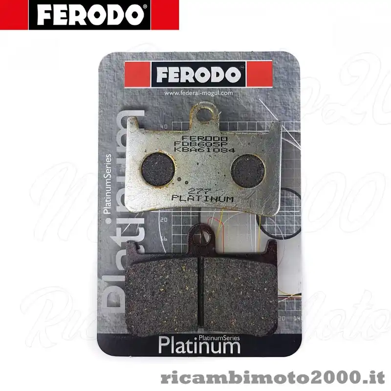Nuovo Arrivo COPPIA PASTIGLIE FRENO ANTERIORI FERODO FDB605P YAMAHA FZ1 FZ6 FZ8 T-MAX 500 530