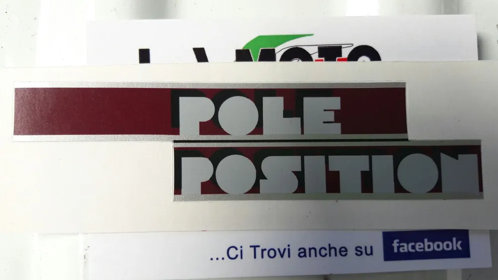 EMBLEMA POLE POSITION VESPA Super Prezzo