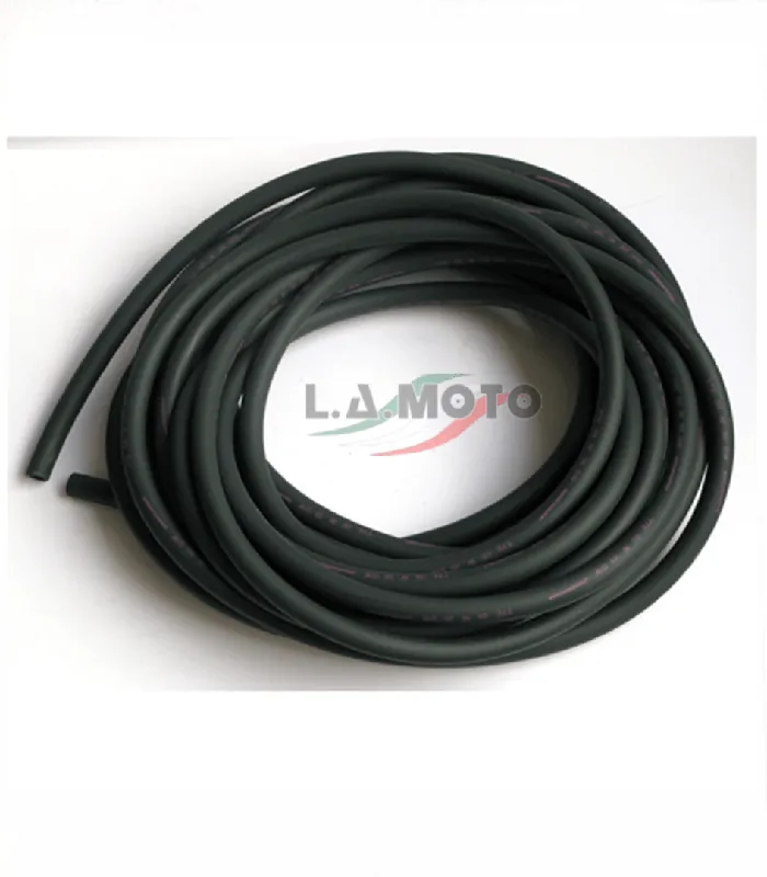 TUBO BENZINA NERO DIAMETRO INTERNO 7 MM ESTERNO 10 MM 7×10 1 METRO Ultimissimo Modello