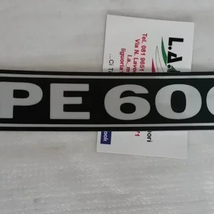 TARGHETTA ANTERIORE APE MP 600 Reso Gratuito